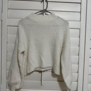 BP Cream Knit Crew Neck Sweater